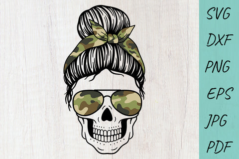 Mom life svg, Patriotic mom, Camo mom, Skull SVG SVG Irina Ostapenko 