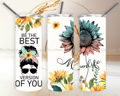 Mom Life Tumbler Wrap Sublimation Design Sublimation ToriDesigns 