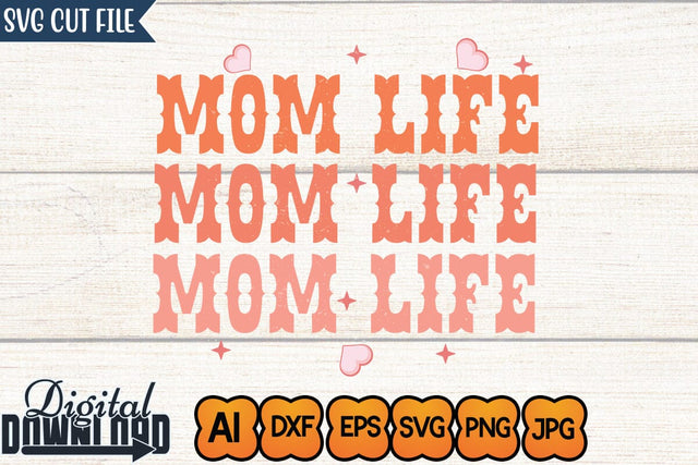 Mom life,SVGs,Quotes and Sayings,Food & Drink,On Sale, Print & Cut SVG Newmockups 