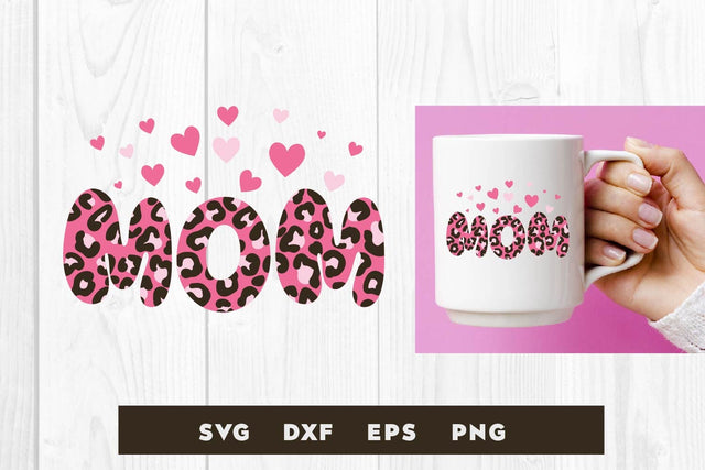 Mom love leopard svg, Mother's day svg SVG dadan_pm 