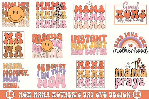 Mom Mama Mother's Day SVG Design SVG SVGista 
