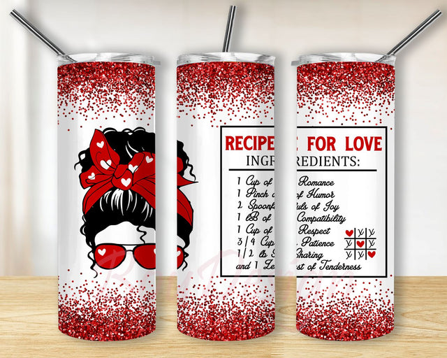 Mom Messy bun 20oz Skinny Tumbler Sublimation Designs, Tumbler PNG Instant Download Sublimation BouDesign 