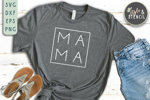 Mom Mini - Mini Bundle SVG - PNG, DXF, SVG, EPS SVG Style and Stencil 