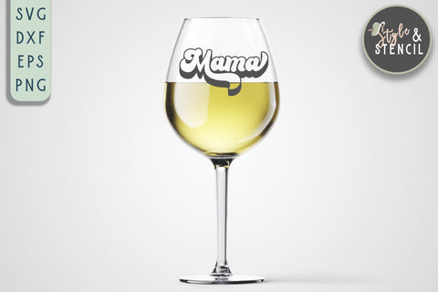 Mom Mini Retro Mini Bundle SVG - PNG, DXF, SVG, EPS SVG Style and Stencil 