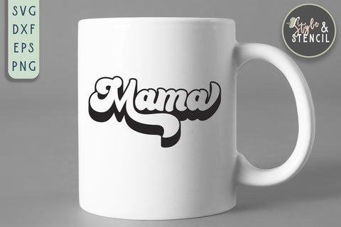 Mom Mini Retro Mini Bundle SVG - PNG, DXF, SVG, EPS SVG Style and Stencil 