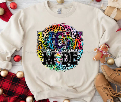 Mom Mode Png, Mama PNG, Mom Png, Mother's Day PNG, Mama PNG, Leopard tie dye, Designs Downloads Sublimation ToriDesigns 