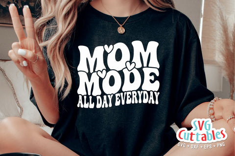 Mom Mode svg - Mom svg - Cut File - svg - dxf - eps - png - Mama svg - Mothers Day svg - Mama png - Silhouette - Cricut - Digital File SVG Svg Cuttables 