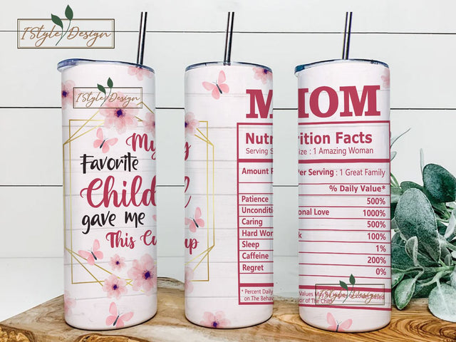 Mom Mother's Day Floral Sublimation Tumbler Seamless Sublimation Designs Downloads Sublimation iStyleDesign 