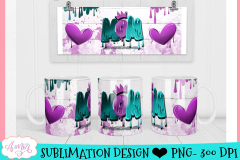Mom mug wrap PNG for sublimation Sublimation Amorclipart 