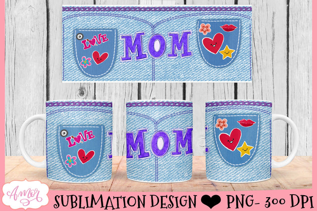 Mom mug wrap PNG for sublimation Sublimation Amorclipart 