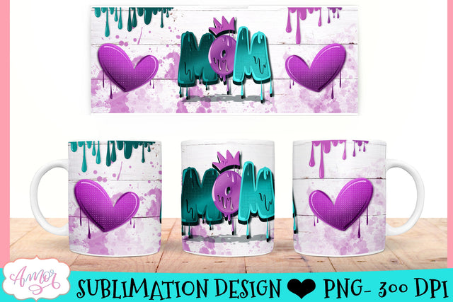 Mom mug wrap PNG for sublimation Sublimation Amorclipart 