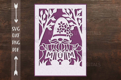 Mom Mum Dad svg cut out card Mothers day Fathers day cards SVG kartcreationii 