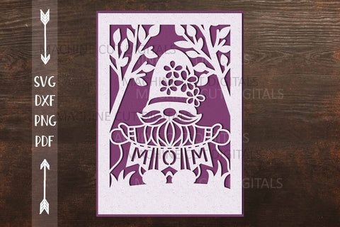 Mom Mum Dad svg cut out card Mothers day Fathers day cards SVG kartcreationii 