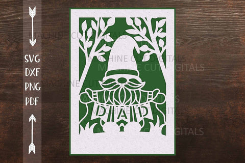 Mom Mum Dad svg cut out card Mothers day Fathers day cards SVG kartcreationii 