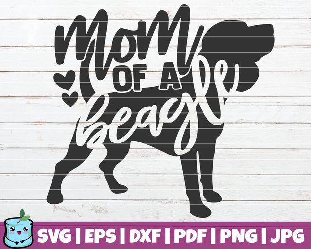Mom Of A Beagle SVG MintyMarshmallows 