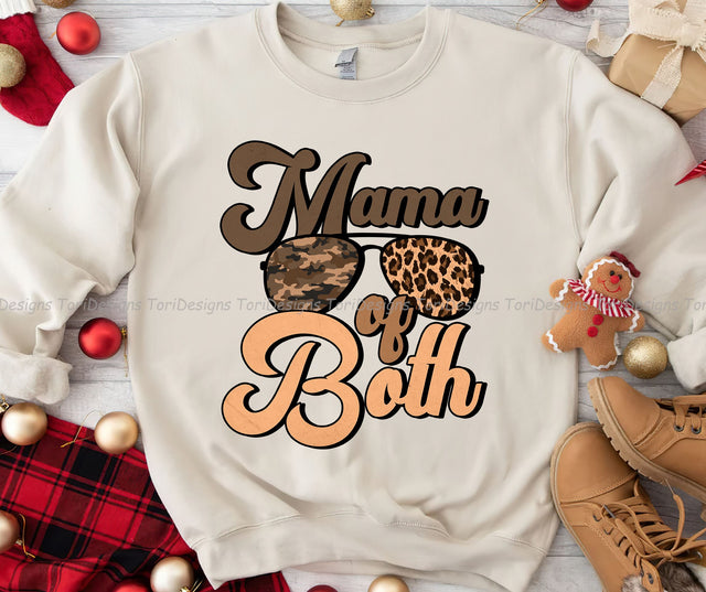 Mom of both sublimation PNG, Mama of both sublimation file, Mom shirt PNG design, Mama Sublimation design, Digital download Sublimation ToriDesigns 