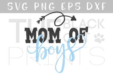 Mom of boys | Arrow cut file SVG TheBlackCatPrints 