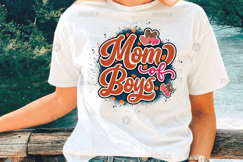 Mom of boys Sublimation Design Sublimation Regulrcrative 