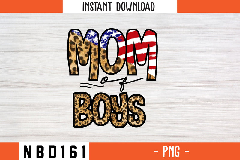 mom of boys sublimation PNG SVG Nbd161 