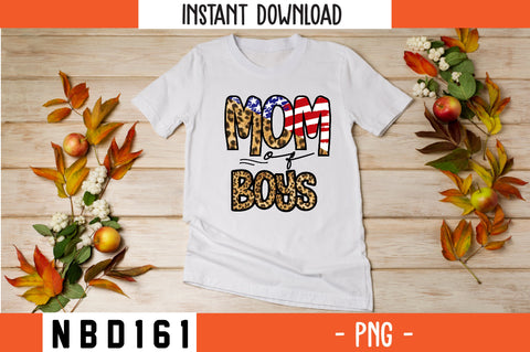 mom of boys sublimation PNG SVG Nbd161 