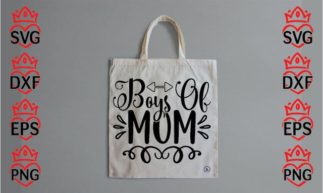 Mom of Boys SVG CraftlabSvg29 
