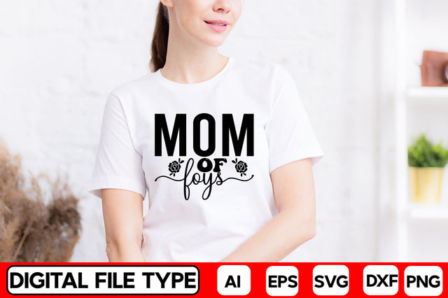 Mom Of Boys SVG CraftlabSvg29 
