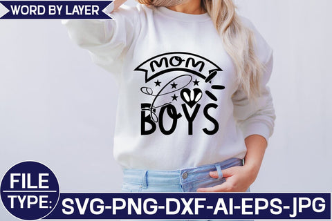 Mom of Boys SVG Cut File SVG Studio Innate 