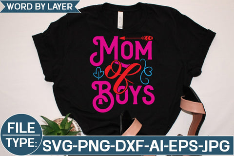Mom of Boys SVG Cut File SVG Studio Innate 