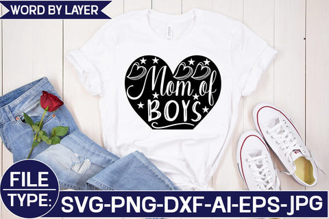 Mom of Boys SVG Cut File SVG Studio Innate 