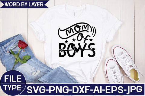 Mom of Boys SVG Cut File SVG Studio Innate 