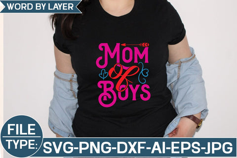 Mom of Boys SVG Cut File SVG Studio Innate 