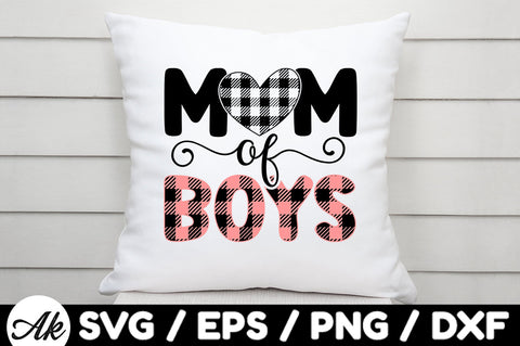 Mom of boys svg SVG akazaddesign 