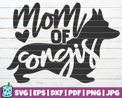 Mom Of Corgis SVG MintyMarshmallows 