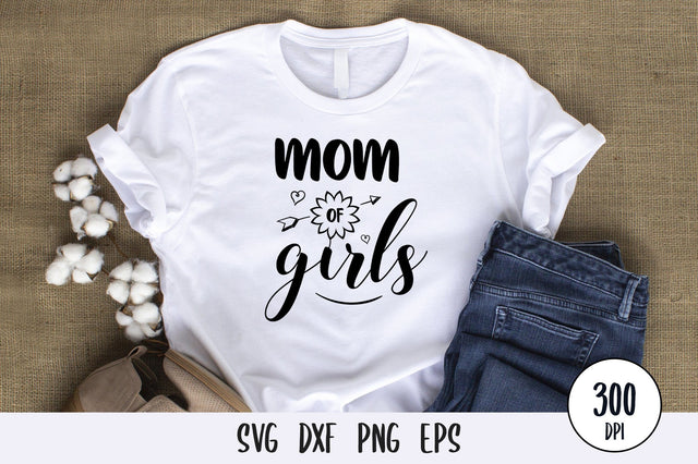 mom of girls svg design SVG futivesvg 