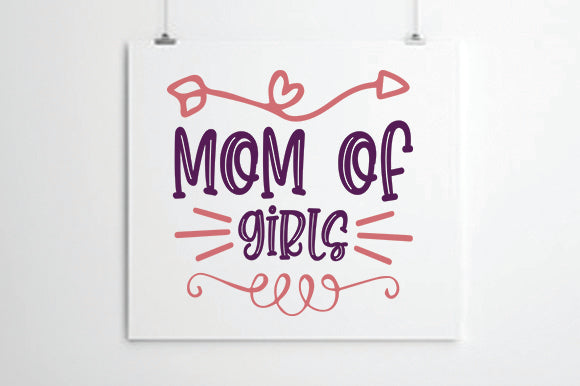 Mom of Girls SVG thesvgfactory 