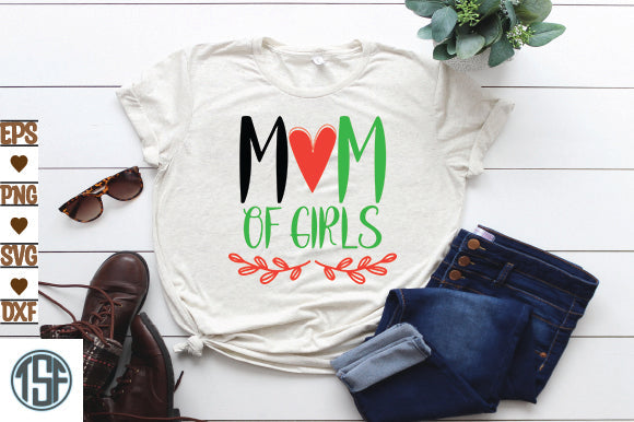 Mom of Girls SVG thesvgfactory 