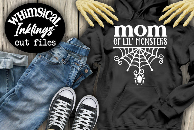 Mom Of Lil Monsters-Halloween SVG SVG Whimsical Inklings 