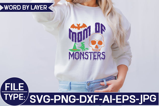 MOM of MONSTERS SVG Cut File SVG Studio Innate 