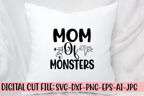 Mom Of Monsters SVG Design SVG Syaman 