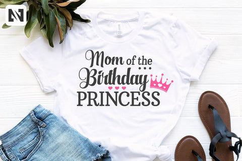 Mom of the Birthday Princess Svg | Mom Svg SVG Pinoyart Kreatib 