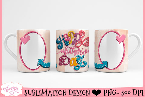 Mom photo mug wrap PNG for Mother's day sublimation Sublimation Amorclipart 
