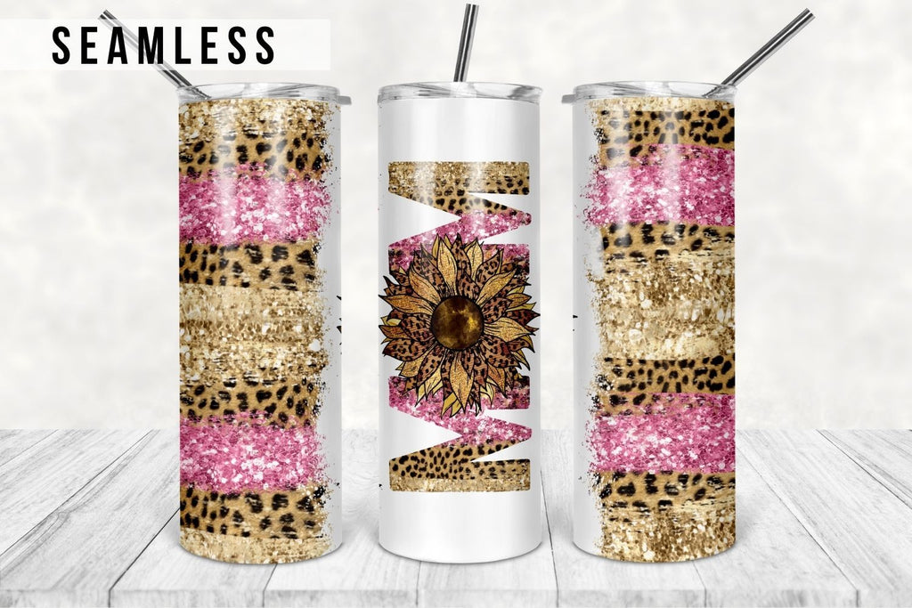 Leopard and Gold Glitter 20 Oz Tumbler, Faux Glitter Sublimation Tumbler,  Bridesmaid Gifts, Bridesmaid Tumblers
