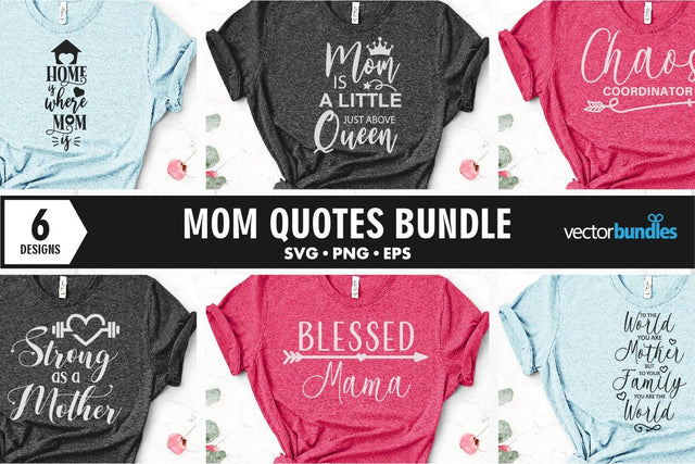 Mom quote bundle svg SVG vectorbundles 