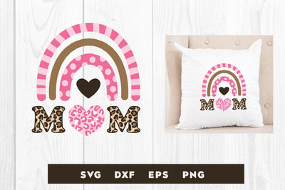 Mom Rainbow leopard svg. Mother's day SVG dadan_pm 