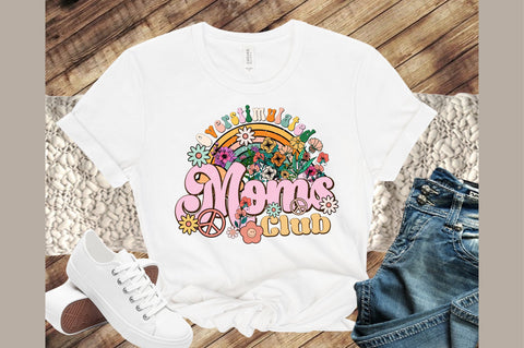 Mom Retro Flower Quote PNG Sublimation Sublimation designartist 