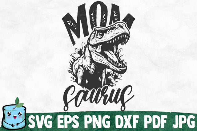 Mom Saurus SVG MintyMarshmallows 