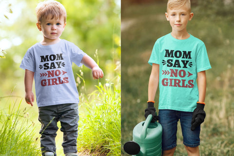 Mom Say no Girls SVG NextArtWorks 