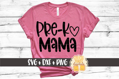 Mom School SVG | Pre-K Mama SVG Cheese Toast Digitals 
