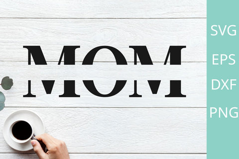 mom split name frame svg, Mother svg, Mother's Day SVG SVG Chamsae Studio 