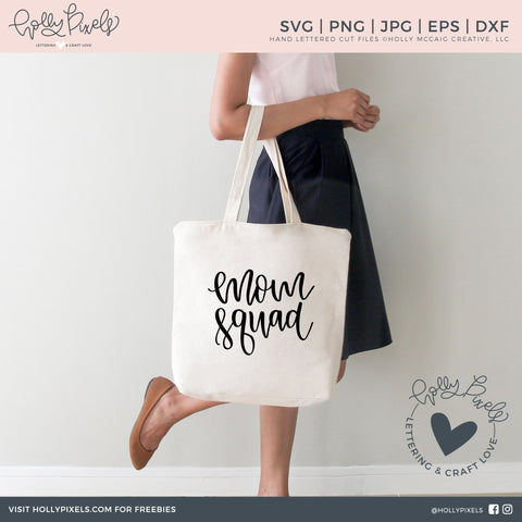 Mom Squad SVG | Mom SVG Designs So Fontsy Design Shop 